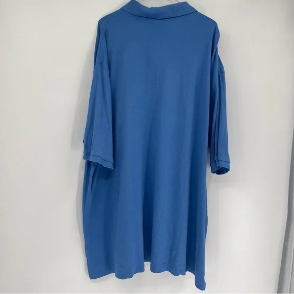 Polo Ralph Lauren Polo Shirt Mens Size 4XLT Blue Red Pony Classic Short Sleeves - Picture 6 of 9